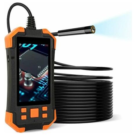 1 Endoscope automobile, Caméra inspection 5,5mm, Écran LCD 4,3 pouces, Câble flexible 10m, IP67 étanche (1/5)