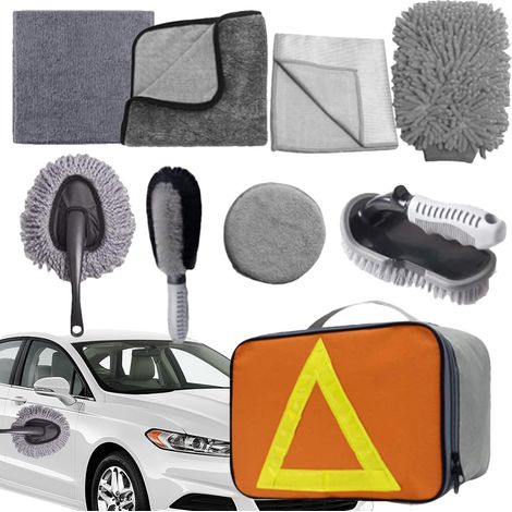 Ensemble de Brosses de Détail pour Auto Set de Nettoyage et Dépoussiérage pour Voiture Brosses de Dépoussiérage pour l'Intérieur des Véhicules,pour Camions SUV Camping-Cars Usage (1/5)