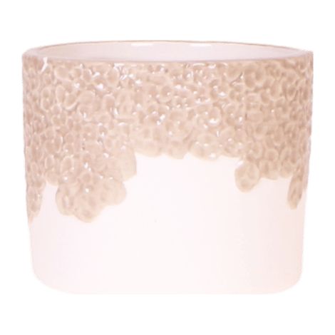 Cache-pot Décoratif Intérieur pour Plantes et Orchidées Motif Floral Sable Ø 6 cm (1/5)