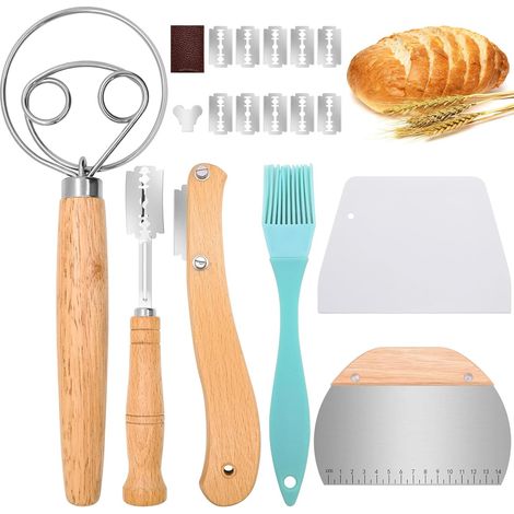 Set de 6 Lame Boulanger - incl. Grignette Boulangerie avec 10 Lames Réchanges (1/5)