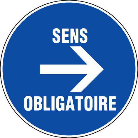 Novap – Panneau de signalisation rigide Ø300mm – Matériau polystyrène choc – Résistance aux chocs – Trous de fixation – 4060422