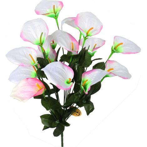 Bouquet de 12 anthuriums rose pâle (1/4)
