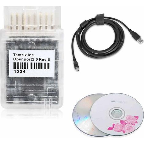 Outil de diagnostic automobile OBD2 Full Chip Openport 2.0 pour reprogrammation moteur (J2534) (1/4)