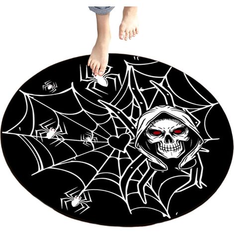 Tapis de cuisine d'Halloween lavable et réutilisable, bienvenue au sol de porte (1/5)
