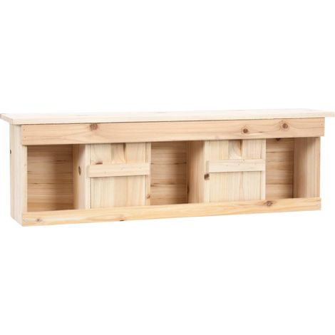 Maison pour moineau avec 5 chambres 68x15x21 cm Bois de sapin (1/5)
