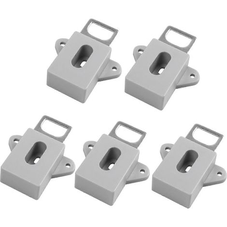 Lot de 5 serrures à capteur intelligent RFID invisibles pour armoires, meubles à chaussures et portes de tiroirs (EK) (1/5)
