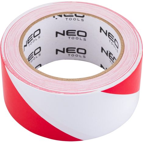 Nastro di segnalazione autoadesivo, rosso e bianco, 50 mm x 33 m (1/5)