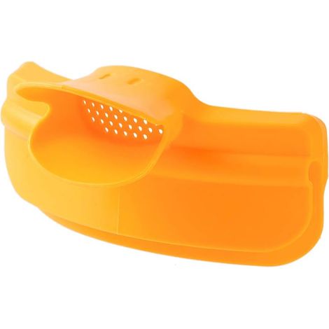 Colador universal de silicona con clip - Manos libres - Resistente al calor - Pico vertedor para pasta, verduras, fideos, tazones y sartenes - 1 pieza