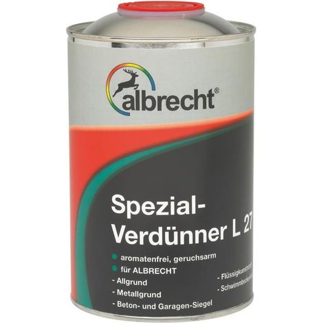 Albrecht Spezial-Verdünner L27 1 l Reiniger Verdünnung Verdünungsmittel