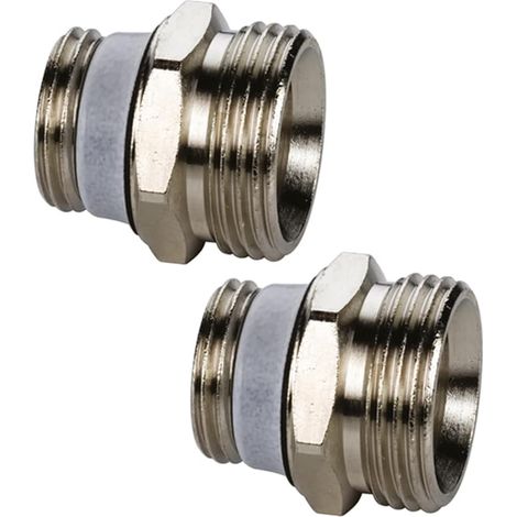 D5 ½" x ¾" Ni connection kit with European cone for radiators with integrated valve - Set D5 F10391 (1/4)