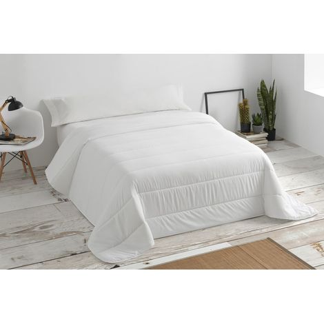 Couette 4 Saisons 260x240 cm pour Lit 180/200 cm, Garnissage 270 g/m², Couette Lavable, Respirabilité exceptionnelle, Anti-acariens, Blanc (1/4)