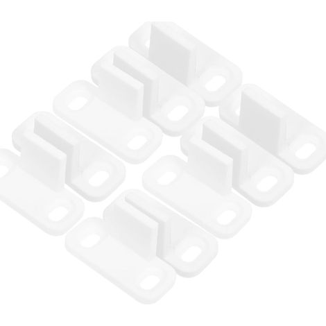 10 pièces guide de sol pour porte coulissante, blanc