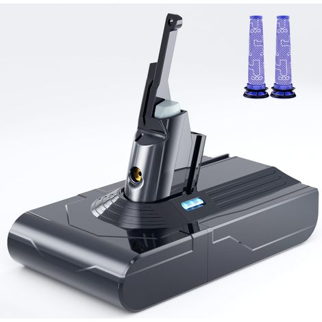 Batterie pour V8 avec 2 Filtres, SV10 Absolute Animal Pro Motorhead Extra Fluffy Plus Slim Parquet Total Clean SV25 Aspirateur sans Fil avec Tournevis (1/5)