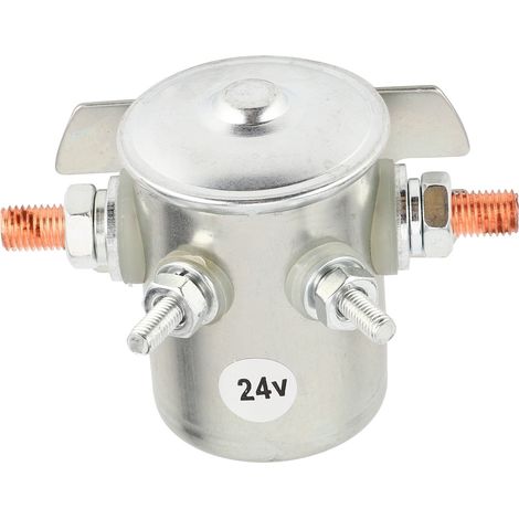 Électrovanne compatible avec relais de démarreur de moteur hydraulique, normalement ouverte, étanche, pièces automobiles 200 V 24 V CC (1/5)