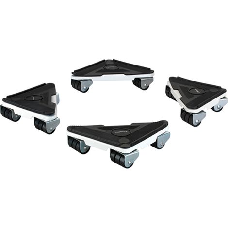 Wagner, Transporteur en acier, force 250 kg, lot de 4, 170 x (1/2)