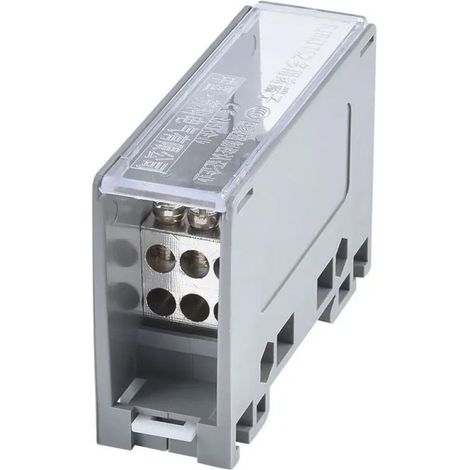 Terminal Din - 18 Mm - 1 Entrada 4 Salidas - 690 V - Sección De Cable 0 5 A 4 Mm² - Montaje En Carril Din 35 Mm (1/5)