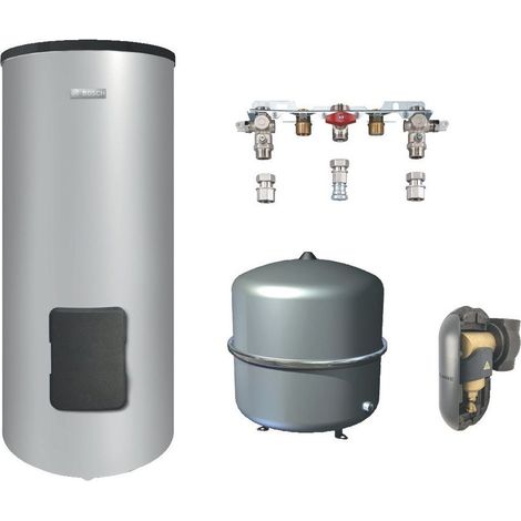 BOSCH Brennwert-Hybridpaket Bopa ST CSH 001, WP 180 KP 1 B, Abscheider 1"