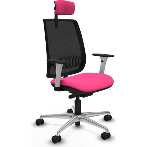 Silla de oficina piqueras y crespo Alares negro cuero sintético (1/2)