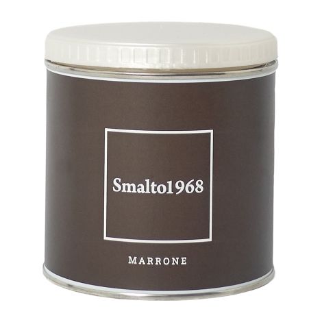 Pittura Shabby Chic Vintage finitura satinata - Smalto 1968 Vernice acrilico ad acqua inodore per Mobili, legno, ferro, piastrelle e supporti difficili 500 ml vari colori Duriplastic  Marrone