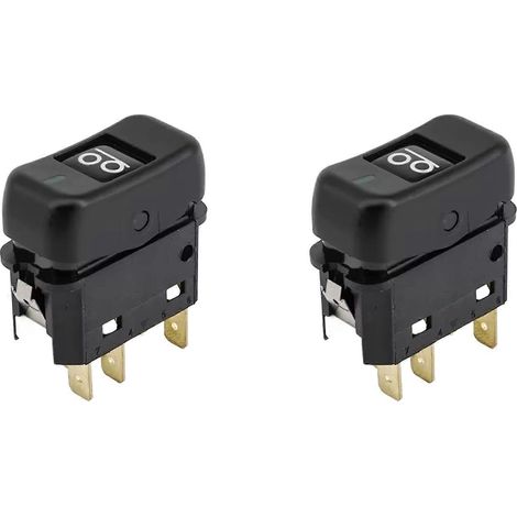 Lot de 2 boutons-poussoirs compatibles avec Mercedes-Benz 0035450207, bouton-poussoir de lampe à 5 broches, accessoires automobiles (1/5)