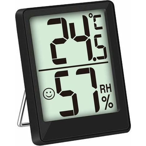 Mini Thermomètre Intérieur, Hygromètre de Haute Précision, ℃/℉ Commutable Odipie (1/4)