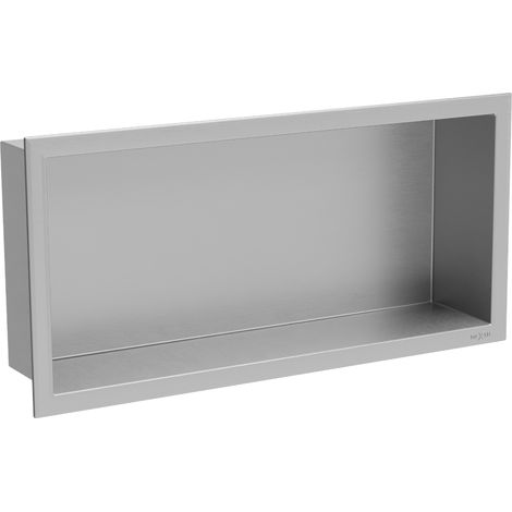 Mexen X-Wall-R mensola incassata con flange 45 x 20 cm, inox - 1910452010 (1/5)