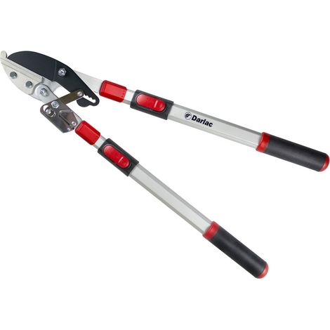 Darlac Telescopic Ratchet Loppers Garden Tree Pruner Heavy Duty Long Reach