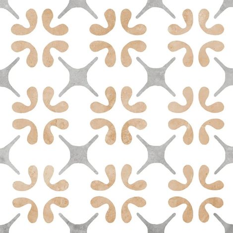 Carrelage carreaux de ciment 15x15 cm – Beige – Haute résistance à l'humidité – Pour murs et sols intérieurs et extérieurs – Ribesalbes