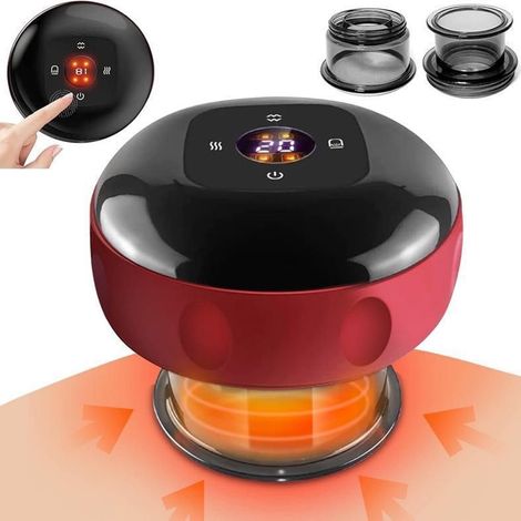 TRADE SHOP - Coppettazione Elettrica Massaggiatore Con 2 Tazze Intelligenti 12 Livelli Aspirazione - (1/5)