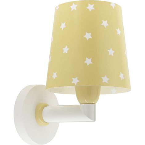 Applique Murale Enfant Star Light Étoiles Jaune, 82219A, E27 (1/5)