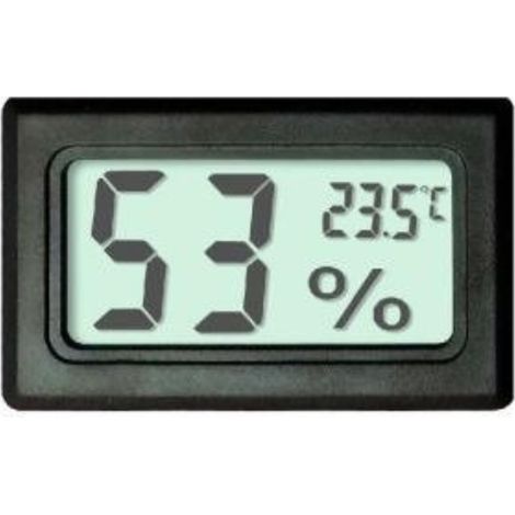 Termómetro + higrómetro digital LCD 2 en 1 para terrarios
