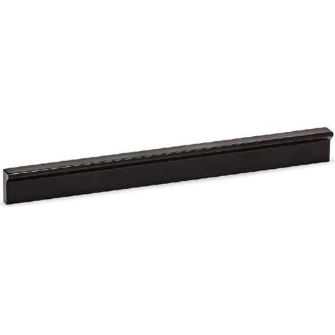 tirador angle. aluminio. 1440mm - viefe acabado negro mate dist. agujero dst. 480mm.