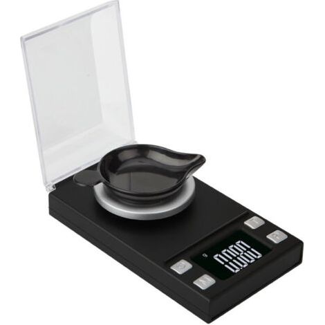 Balance de précision au milligramme (50 g/0,001 g), mini balance de précision au carat pour poudres médicales, bijoux, laboratoire (pile non incluse) (1/4)