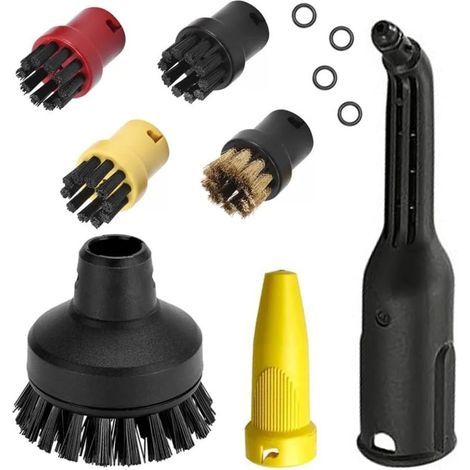 kits d'accessoires vapeur pour Karaher SC1 SC2 SC3 SC4 SC5 ensemble de brosses rondes et buse puissante pour nettoyeur vapeur (1/5)