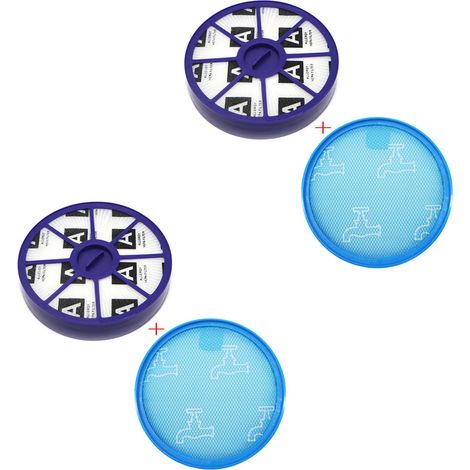 2 Front and Rear HEPA Filter Kit for Dyson DC19 DC20 DC21 DC29 Vacuum Cleaners (1/2)