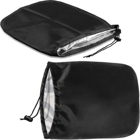 Juego de 2 fundas para retrovisores laterales de coche, fabricadas en tejido Oxford 420D, impermeables y con protección contra la nieve, el hielo y los excrementos de pájaros. (1/5)