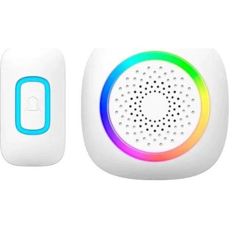 Campanello senza fili wireless per casa ufficio luce RGB 60 melodie RL-3995