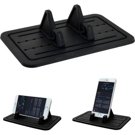 Silikon-Autohalterung für Mobiltelefone, rutschfeste Kfz-Handyhalterung, Armaturenbretthalterung, kompatibel mit allen Smartphones (1/4)