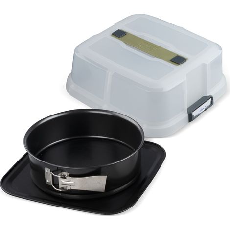 Moule à charnière rond 23 cm avec couvercle de transport Zenker Bake Click and Go (1/5)