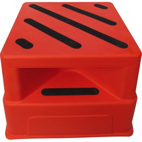Heavy Duty Safety Step Stool 250KG (Grip Non Slip Lightweight Orange Square) (1/5)