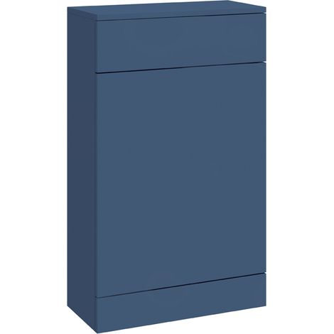 Orbit Empire Back to Wall WC Unit 500mm Wide - Matt Twilight Blue (1/2)