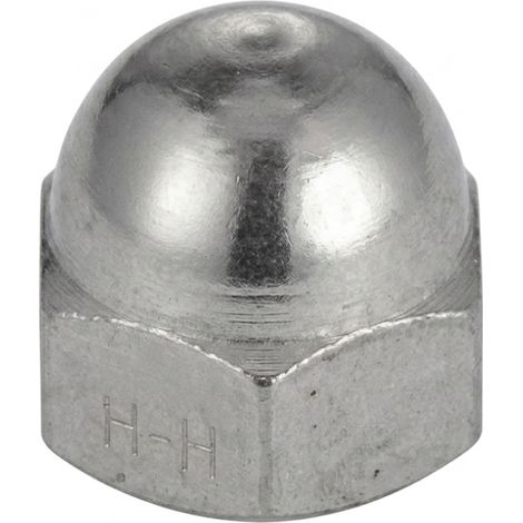 200 Ecrous Borgnes Décolletés M4 mm - NFE 27453 - Inox A1 - D-Work