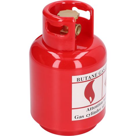 Tirelire rouge imitation bouteille de gaz, coffre-fort en plastique pour enfants (1/5)