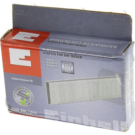 Punti metallici 5,7x25 per 3000 per cucitrice einhell