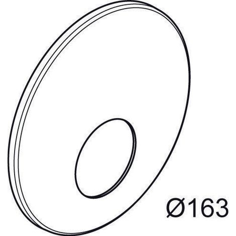 IS UP-Rosette D163 Brause, Chrom