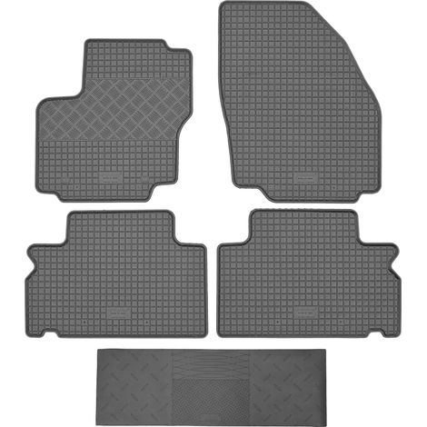 RIGUM 900897 Fußmatten + 900101 Abdeckung - Ford Galaxy II Kastenwagen von 2007-2015, Leichtmetall, oval, Fahrerseite - EINBAU