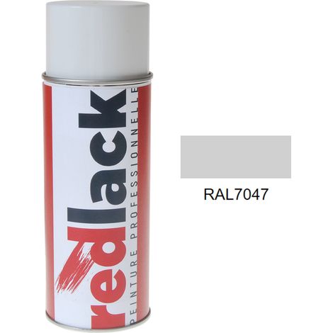Sprühfarbe 400 ml – RAL 7047 - Seidenmatt - Telegris 4 - für verschiedene Oberflächen - Redlack