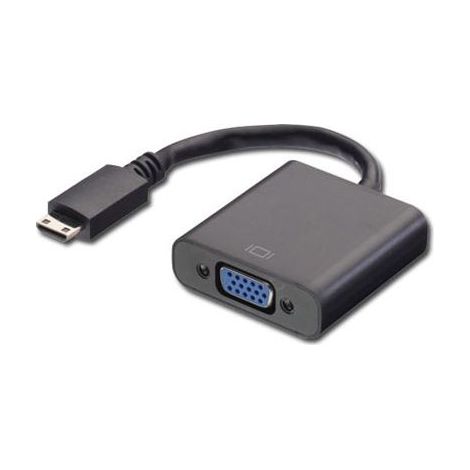 Microconnect HDMIVGAB adaptador de cable de vídeo 0,15 m HDMI Type C (Mini) VGA (D-Sub) Negro