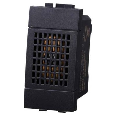 Ettroit Serie Space Suoneria 6a 220v  Nero Compatibile Bticino Living LN1601 (1/2)