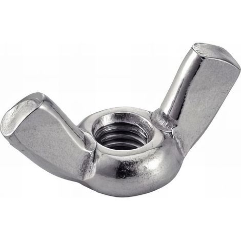 50 écrous Oreilles DIN315 A2 mm - Diamètre 8 mm mm